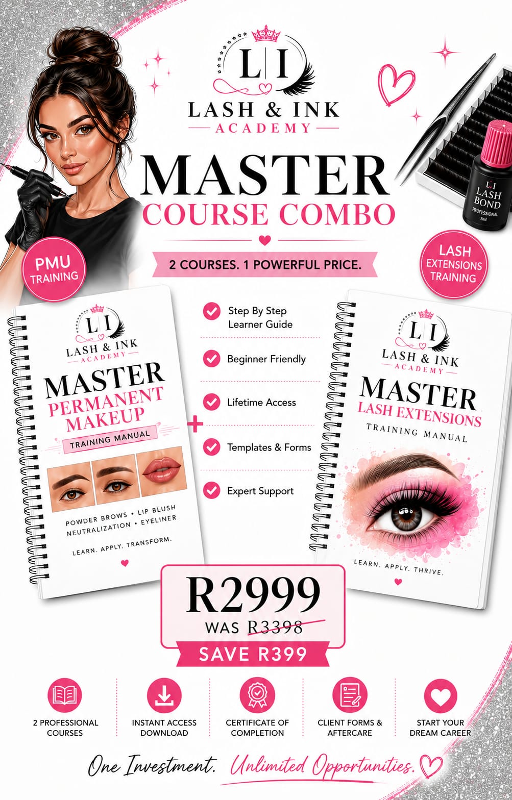 LASH & INK ACADEMY EYELASH AND PMU COMBO DEAL